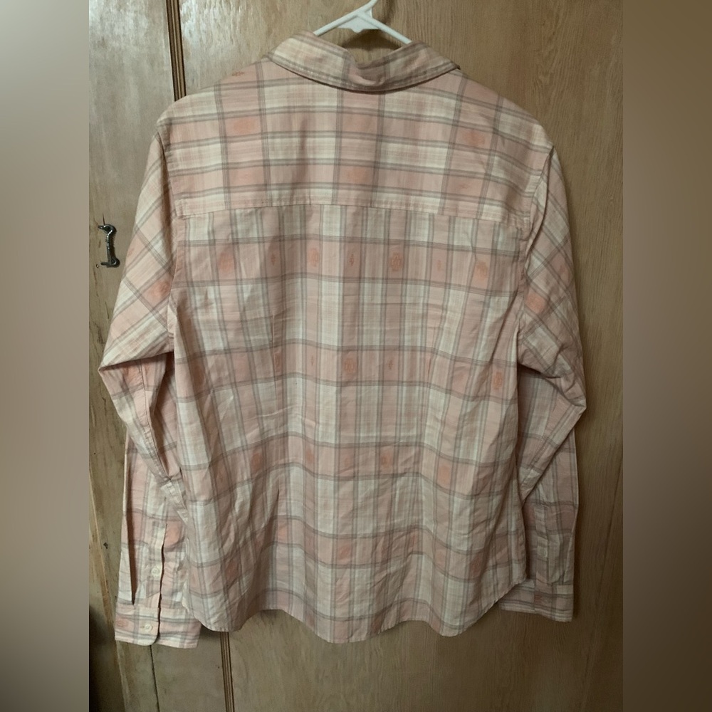 Pendleton Plaid Button Down Shirt - Light Pink an… - image 4